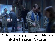 Optican et l'équipe de scientifiques étudiant le projet Arcturus